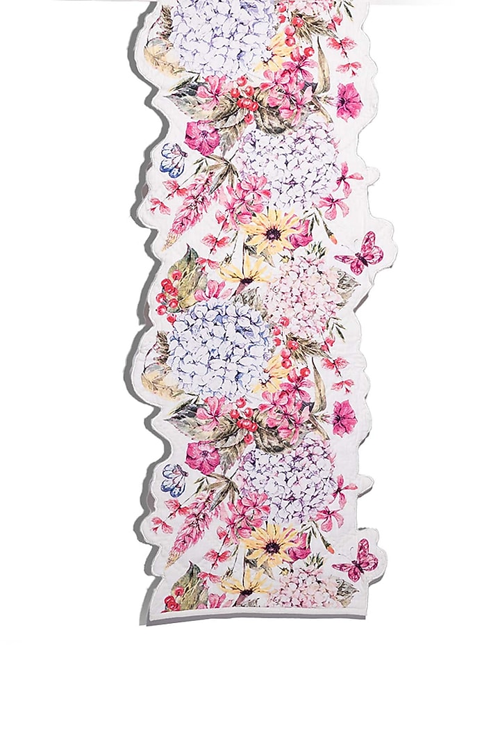 Multi-Colored Digital Printed Table Runner by Eris home at Pernia's Pop Up Shop