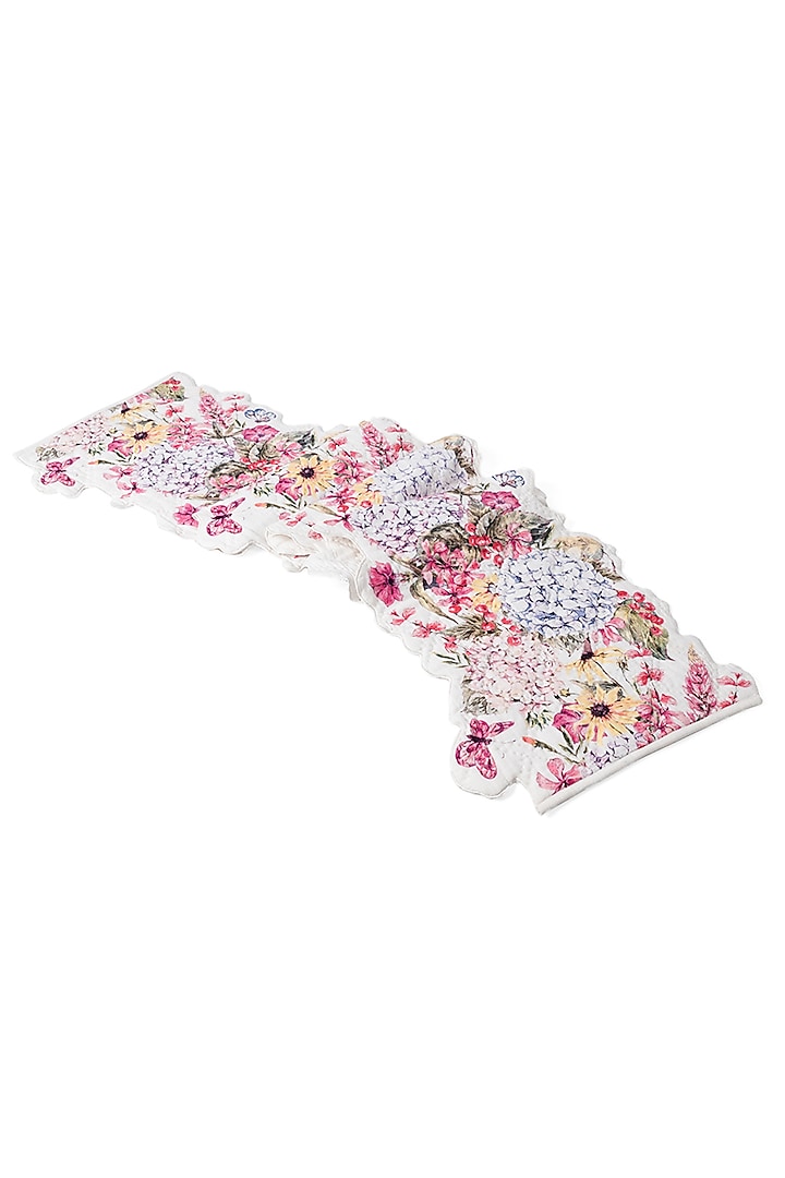 Multi-Colored Digital Printed Table Runner by Eris home at Pernia's Pop Up Shop