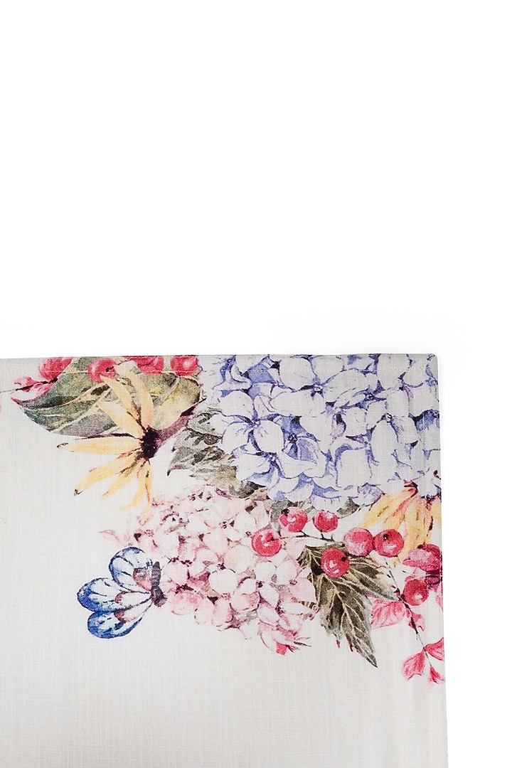 Multi-Colored Floral Printed Table Mat Set by Eris home at Pernia's Pop Up Shop