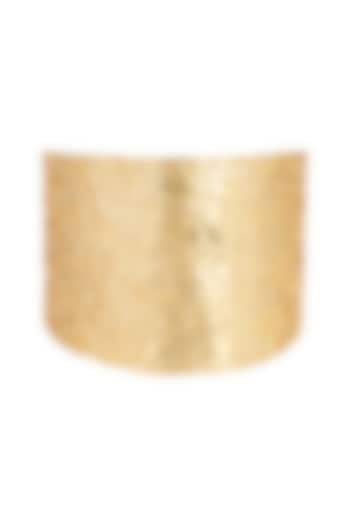 Gold Finish Cuff Bracelet by House Of Esa