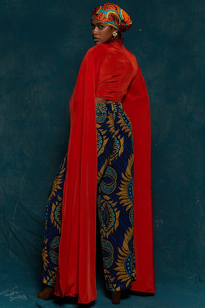 Red Top With Bead Work by Esha L Amin at Pernia's Pop Up Shop