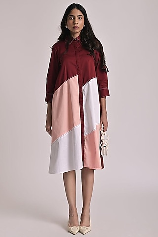 Multi-Colored Cotton Dress by Escape by Aishwarya