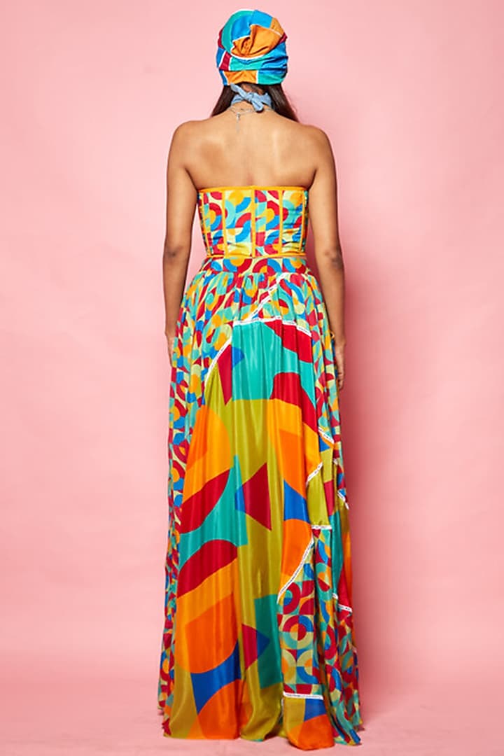 Multi-Colored Corset Top by Esha L Amin at Pernia's Pop Up Shop