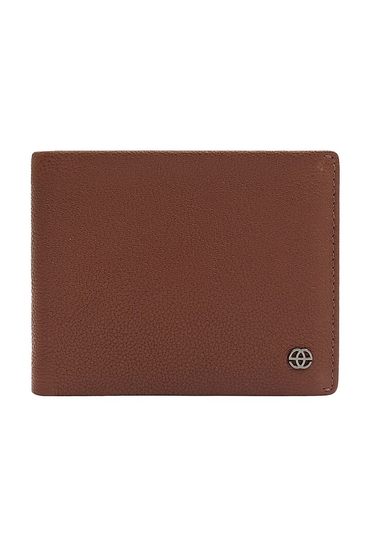 Chestnut Wallet In Leather by ESKE at Pernia's Pop Up Shop