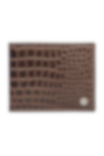 Dark Brown Leather Wallet by ESKE
