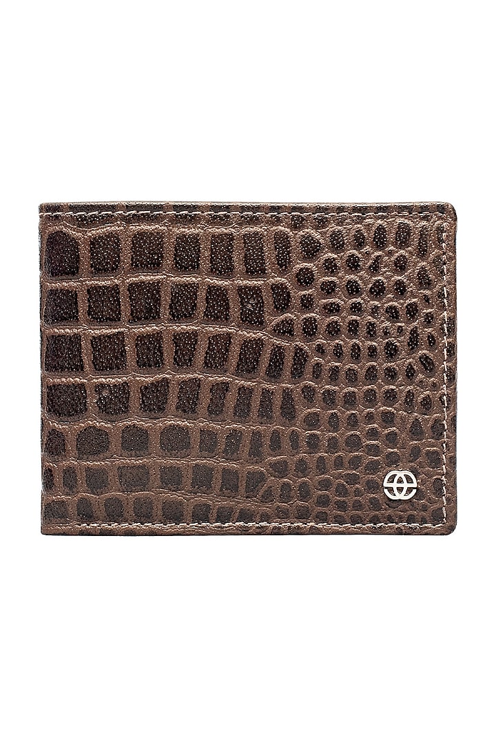 Dark Brown Leather Wallet by ESKE