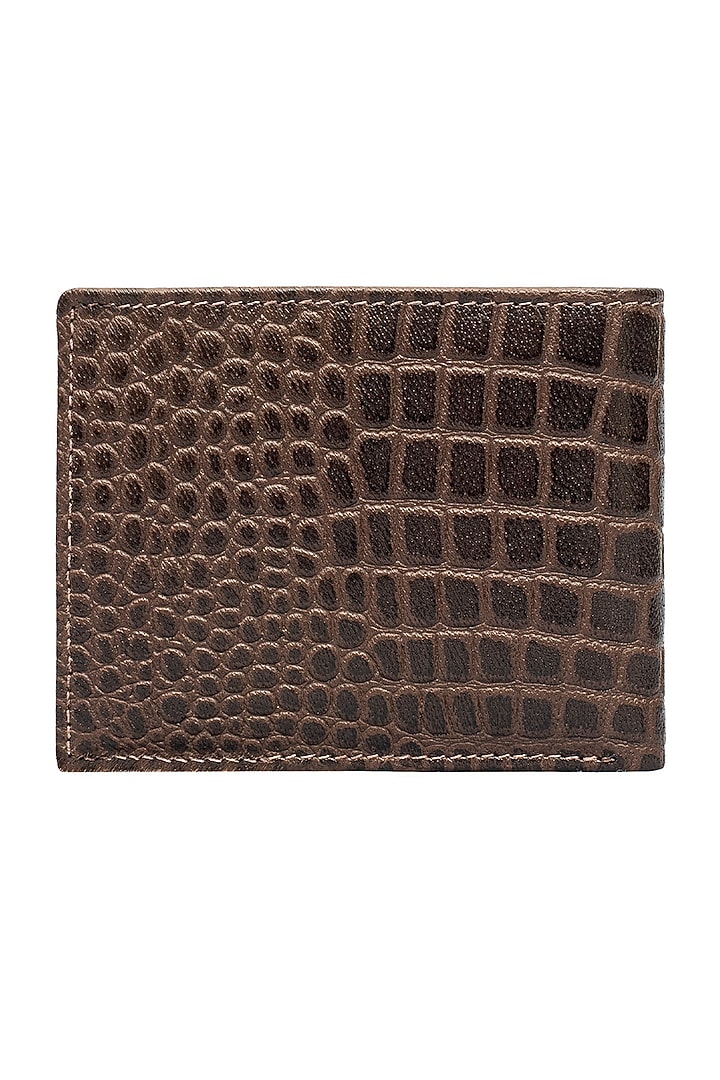Dark Brown Leather Wallet by ESKE at Pernia's Pop Up Shop