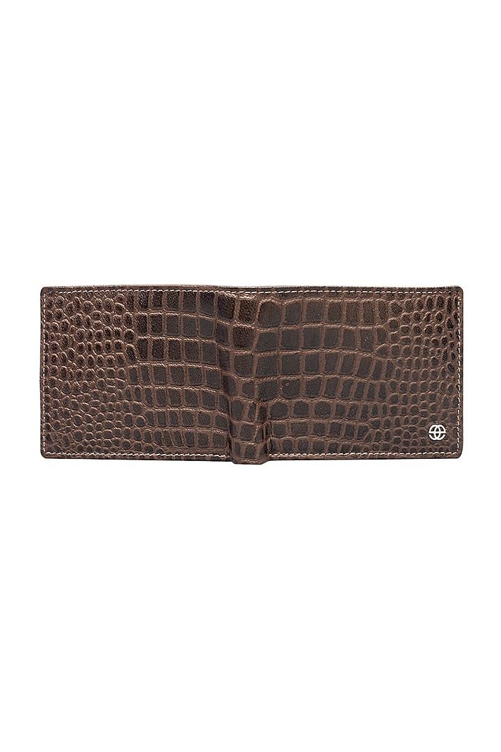 Dark Brown Leather Wallet by ESKE at Pernia's Pop Up Shop