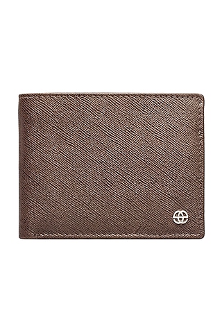 Dark Brown Leather Wallet by ESKE