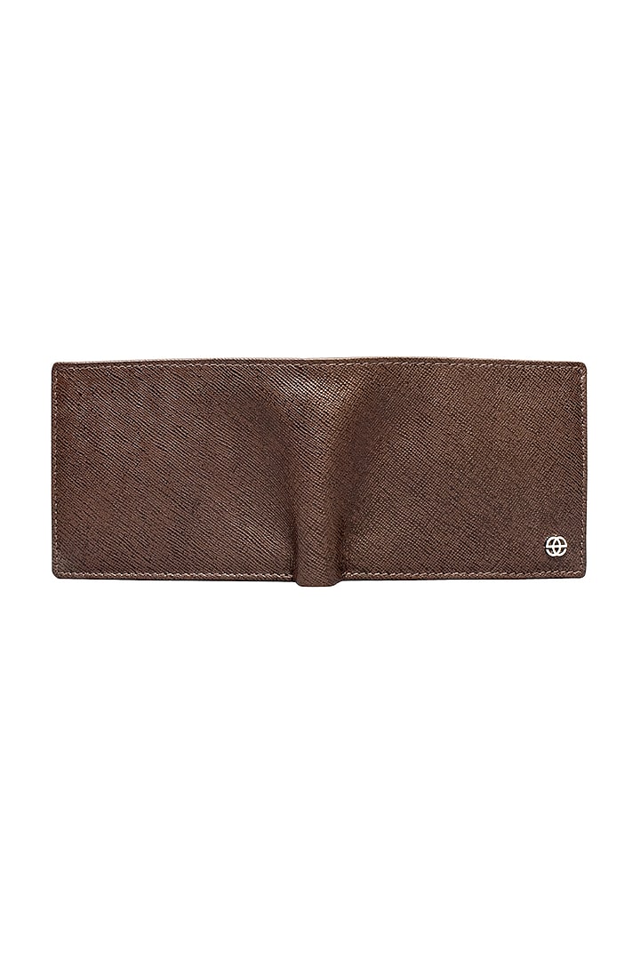 Dark Brown Leather Wallet by ESKE at Pernia's Pop Up Shop