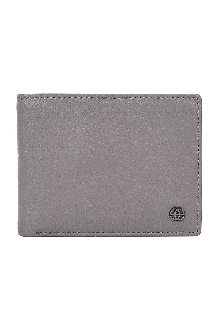 Grey Leather Wallet by ESKE