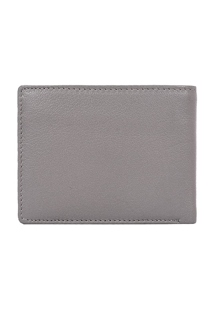 Grey Leather Wallet by ESKE at Pernia's Pop Up Shop