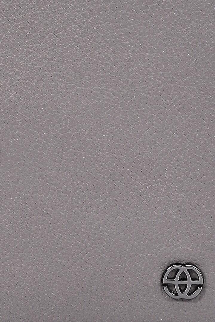 Grey Leather Wallet by ESKE at Pernia's Pop Up Shop