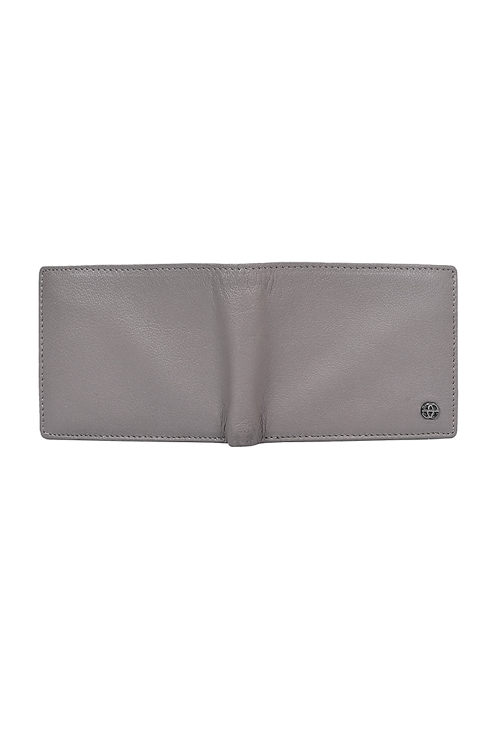 Grey Leather Wallet by ESKE at Pernia's Pop Up Shop