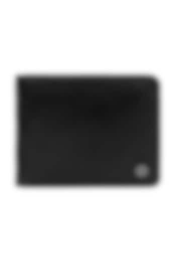 Black Leather Bi-Fold Wallet by ESKE
