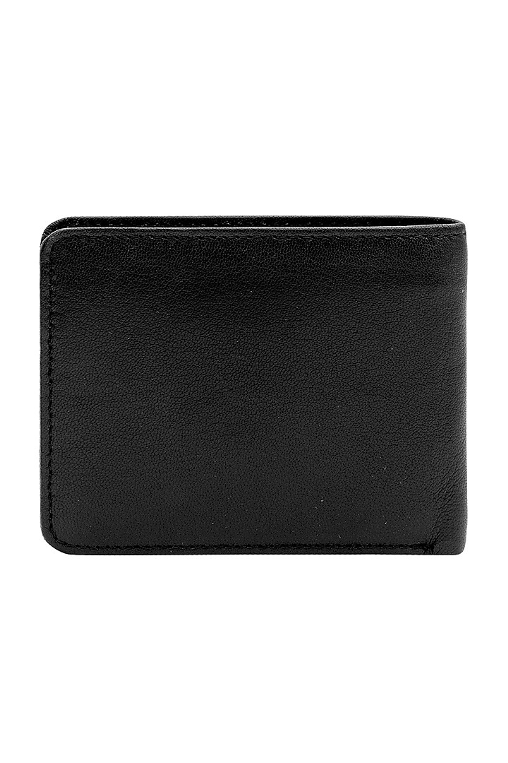 Black Leather Bi-Fold Wallet by ESKE at Pernia's Pop Up Shop
