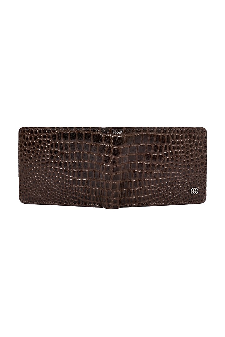 Dark Brown Bi-Fold Wallet by ESKE at Pernia's Pop Up Shop