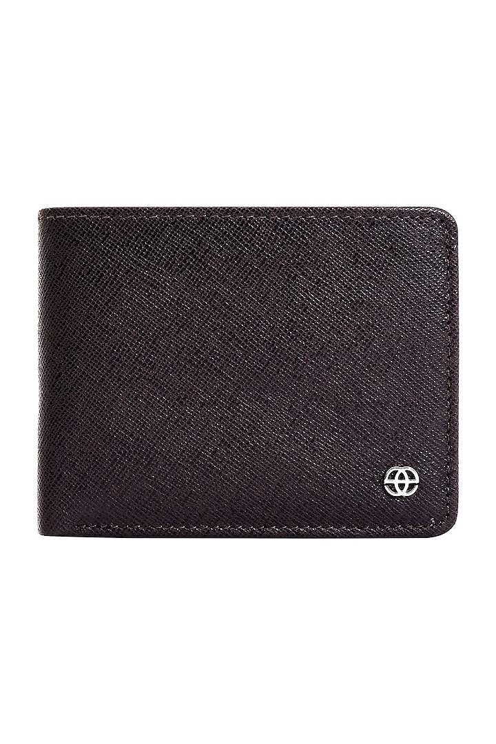 Dark Brown Leather Bi-Fold Wallet by ESKE