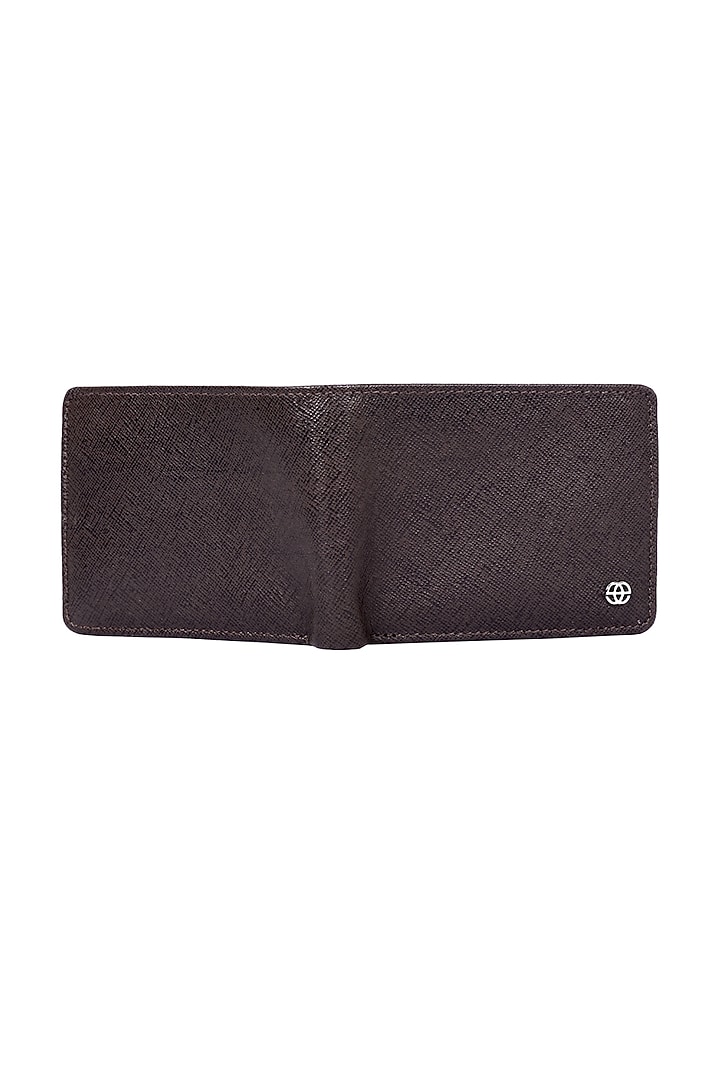 Dark Brown Leather Bi-Fold Wallet by ESKE at Pernia's Pop Up Shop