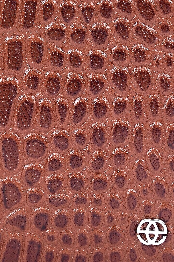 Dark Tan Leather Bi-Fold Wallet by ESKE at Pernia's Pop Up Shop