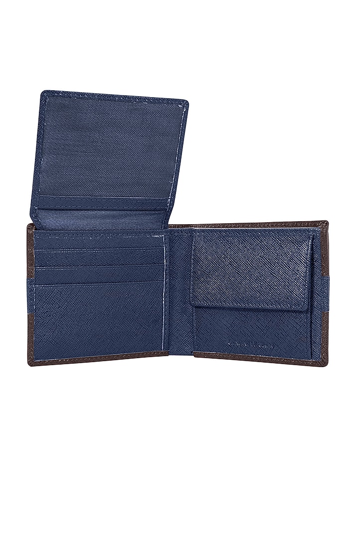 Dark Brown Bi-Fold Wallet by ESKE at Pernia's Pop Up Shop