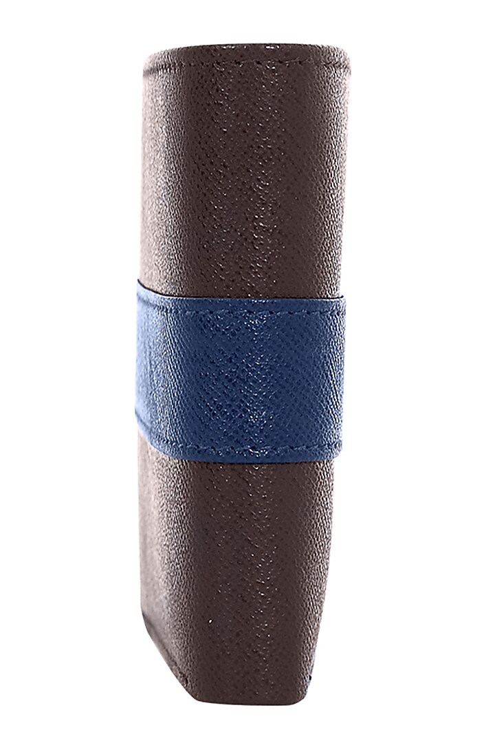 Dark Brown Bi-Fold Wallet by ESKE at Pernia's Pop Up Shop