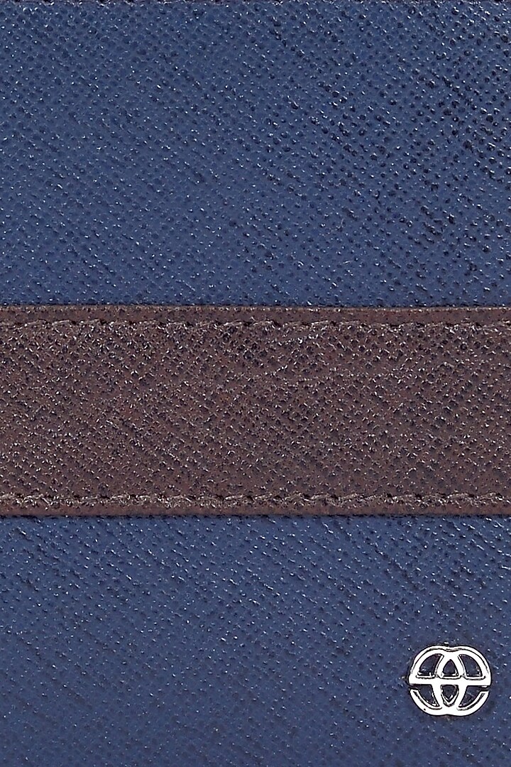 Navy Blue Bi-Fold Wallet by ESKE at Pernia's Pop Up Shop