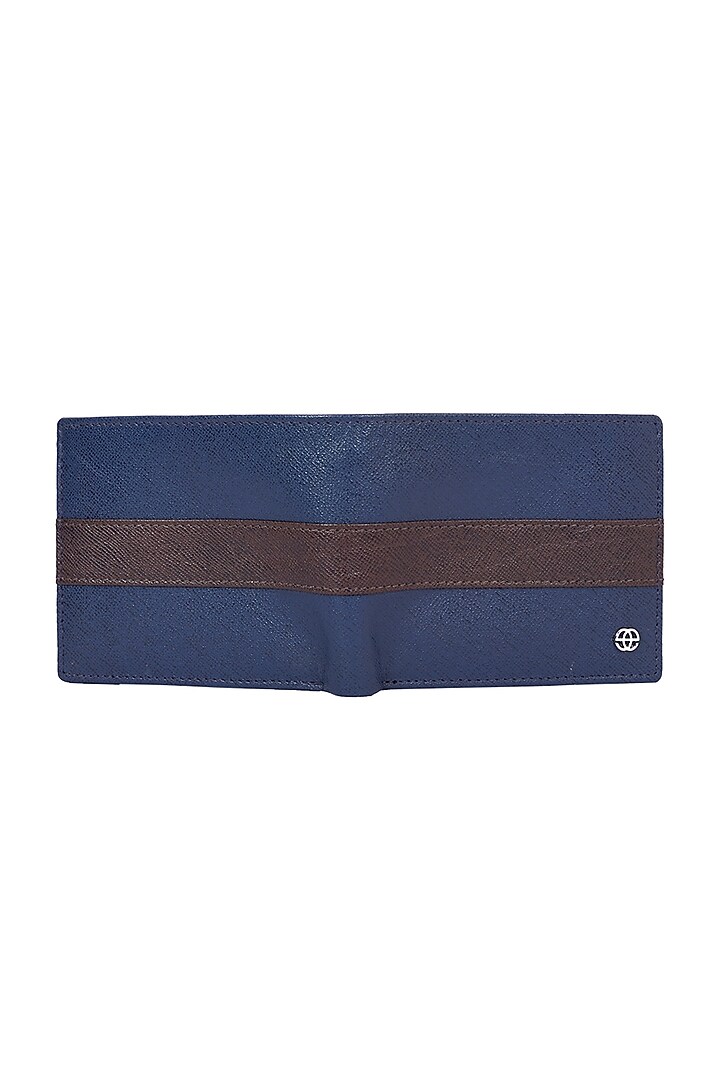 Navy Blue Bi-Fold Wallet by ESKE at Pernia's Pop Up Shop