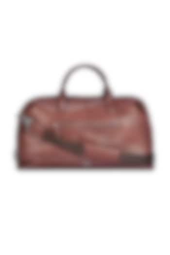 Chestnut Leather Duffle Bag by ESKE