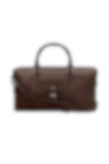 Mid Brown Leather Duffle Bag by ESKE
