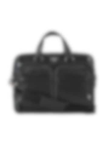 Black Leather Laptop Bag by ESKE at Pernia's Pop Up Shop