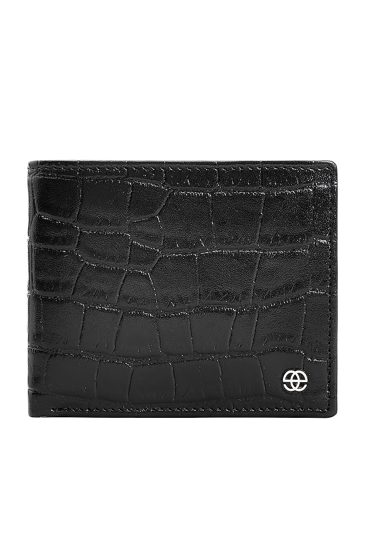 Black Wallet In Leather  by ESKE at Pernia's Pop Up Shop