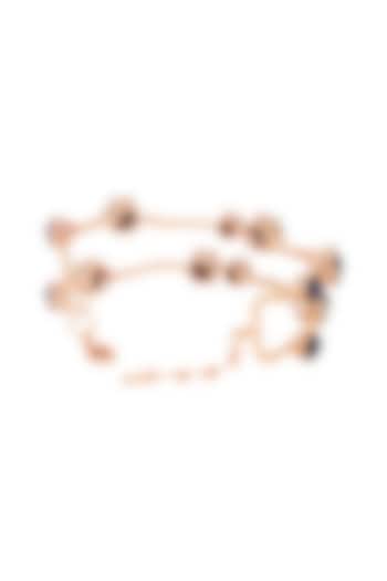 Rose Gold Finish Swarovski Bracelet by ESME at Pernia's Pop Up Shop