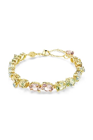 Gold Plated Multi-Colored Swarovski Bracelet by ESME