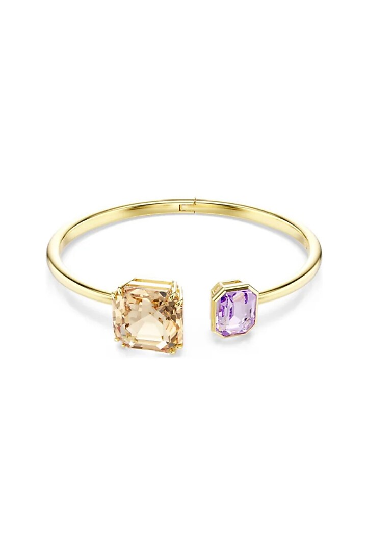 Gold Plated Swarovski Crystal Bracelet by ESME at Pernia's Pop Up Shop
