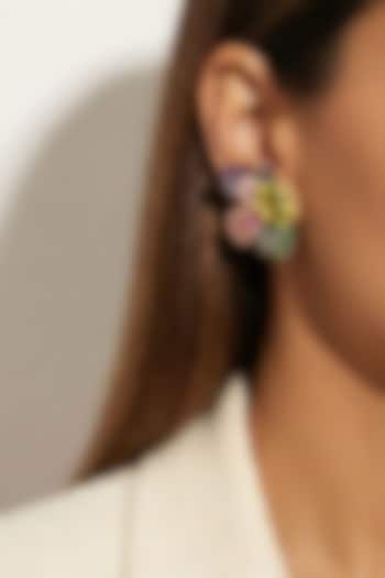 Gold Plated Swarovski Crystal Ear Clips by ESME at Pernia's Pop Up Shop