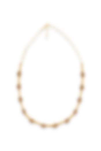 White Rhodium Finish Gold Swarovski Choker Necklace by ESME at Pernia's Pop Up Shop