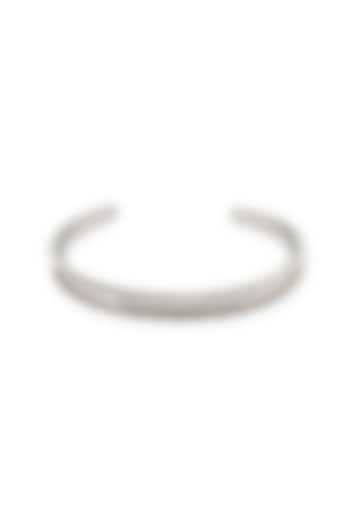 White Rhodium Finish Swarovski Bracelet by ESME at Pernia's Pop Up Shop