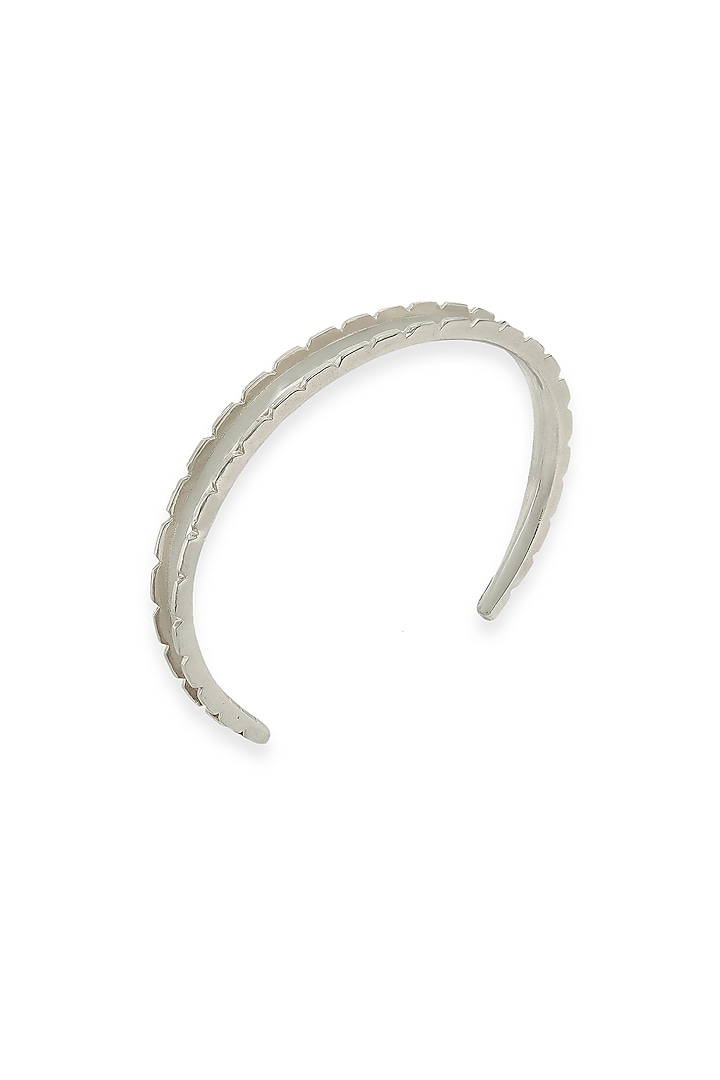 White Rhodium Finish Swarovski Bracelet by ESME at Pernia's Pop Up Shop