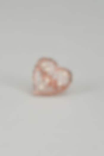 White Finish Swarovski Loves Vow Ring by ESME at Pernia's Pop Up Shop