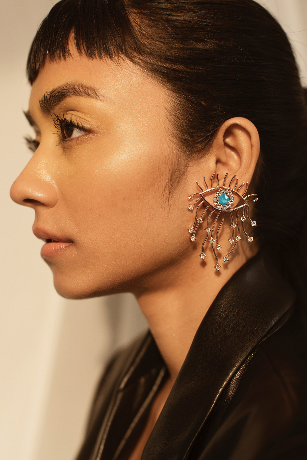 Evil Eye Studs  Earrings  Zevar King