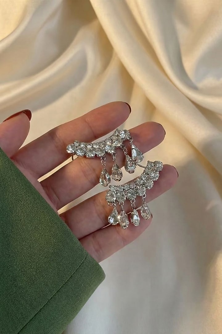 Gold Plated Swarovski Crystal Ear Cuffs by ESME at Pernia's Pop Up Shop