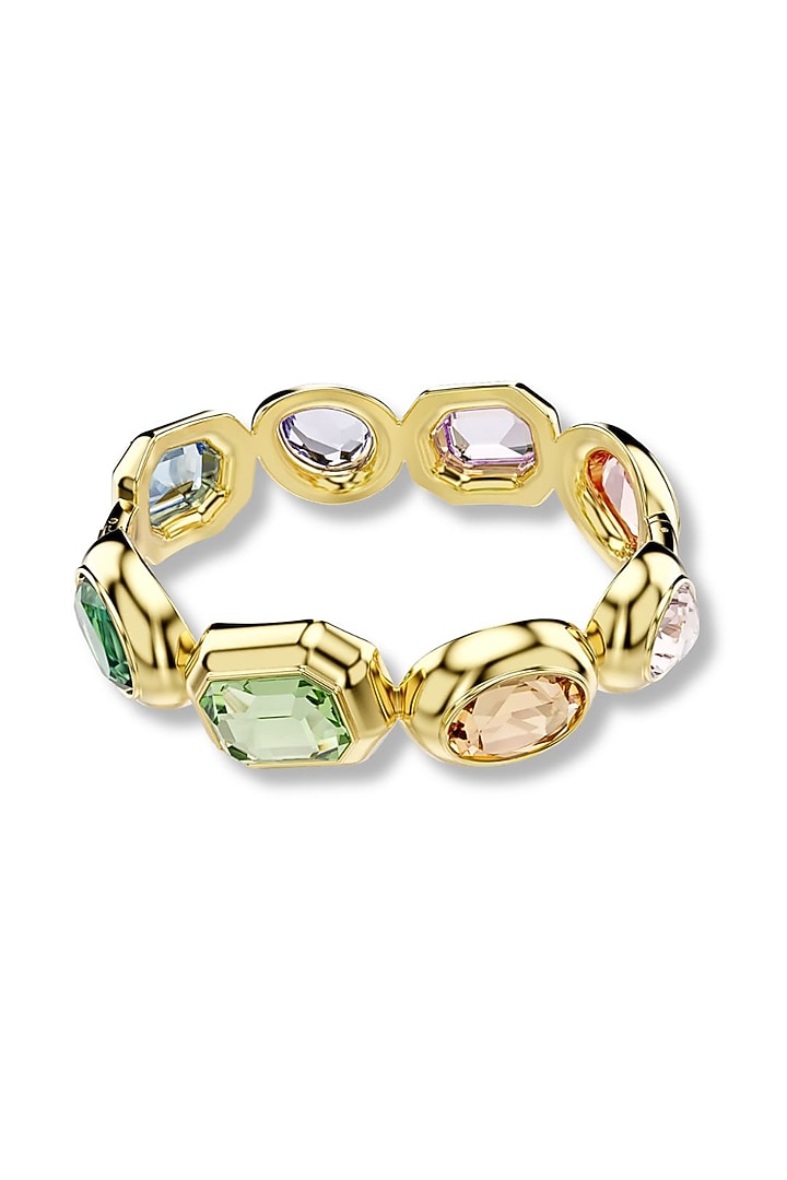 Gold Plated Multi-Colored Swarovski Crystal Bracelet by ESME at Pernia's Pop Up Shop