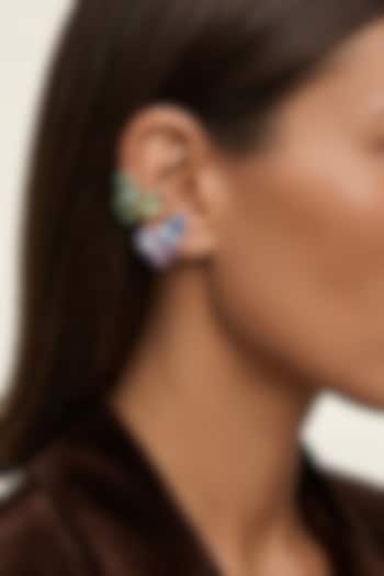 Gold Plated Multi-Colored Swarovski Crystal Earcuffs by ESME at Pernia's Pop Up Shop