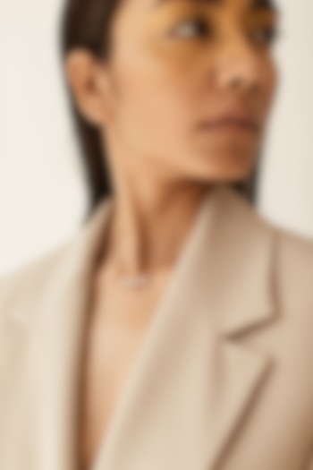 Rose Gold Finish Swarovski Crystal Pendant Necklace by ESME at Pernia's Pop Up Shop