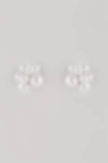 Gold Plated Swarovski Pearl Stud Earrings by ESME at Pernia's Pop Up Shop
