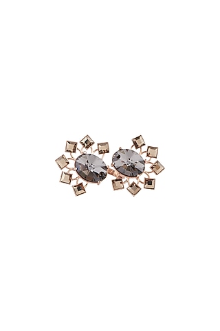 Rose Gold Finish Swarovski Crystal Ring by ESME