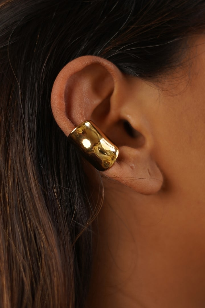 Silver Finish Brass Alloy Earcuffs by ESME at Pernia's Pop Up Shop