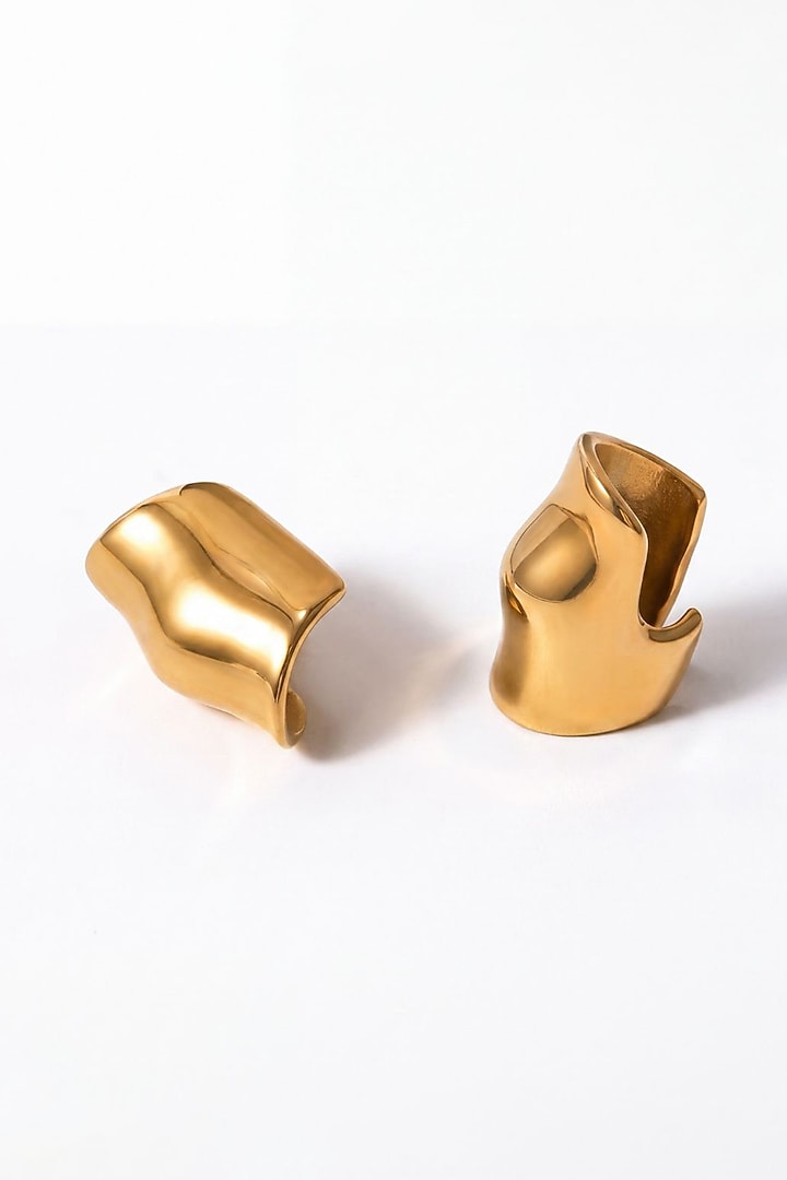 Gold Plated Brass Alloy Earcuffs by ESME at Pernia's Pop Up Shop