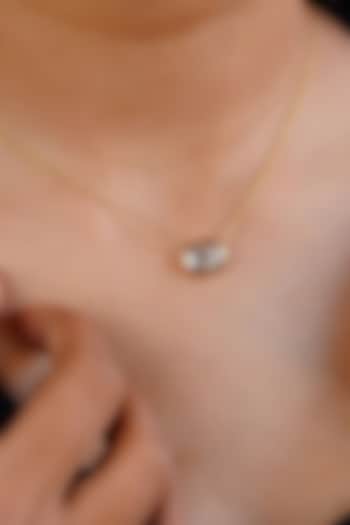 Gold Finish Austrian Crystal Pendant Necklace by ESME at Pernia's Pop Up Shop
